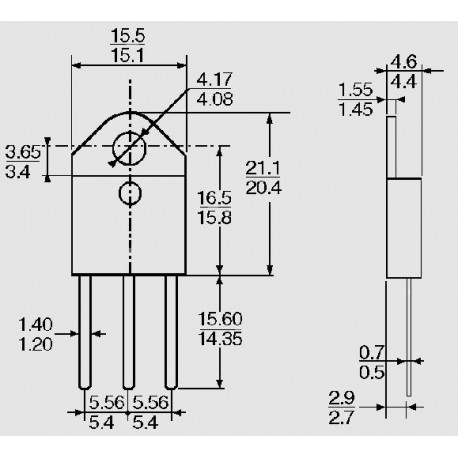 STTH1506DPI STMicroelectronics Rectifier Diodes 8A Elpro Elektronik