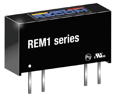 Recom DC DC Converters 1W SIL7 Housing For Medical Technology REM1