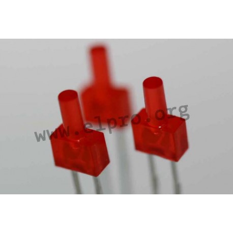 LED 2 mm rot