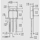 dimensions IRFU 120 N IRFU120NPBF