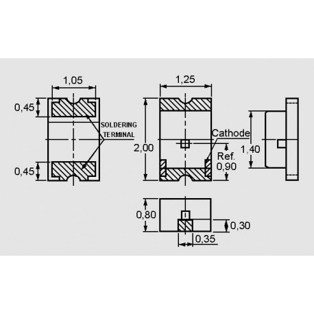 dimensions LTST-C171KSKT