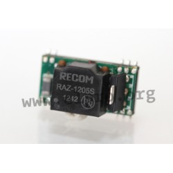 RAZ-0505S, Recom SMD DC/DC converters, 1W, for medical technology, RAZ series