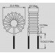 Abmessungen TC68 150µH 2,5A TC68-536026-B