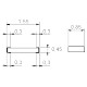 dimensions 0603-SMD 1% 1 M CRCW06031M00FKTABC