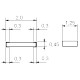 dimensions 0805-SMD 1% 3,9 k CRCW08053K90FKTABC