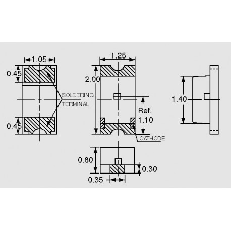 dimensions LTST-C171_KT