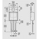 Abmessungen TO220AB IRF 540 IRF540PBF