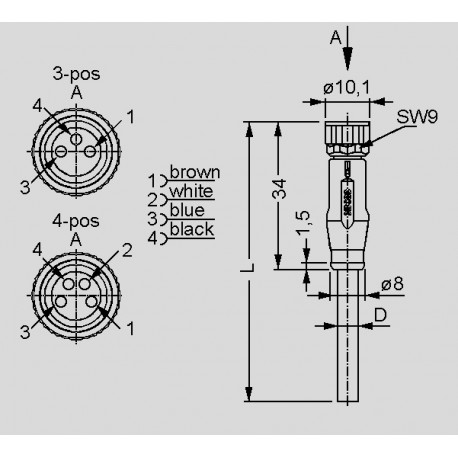 Abmessungen SAL-8-RK_