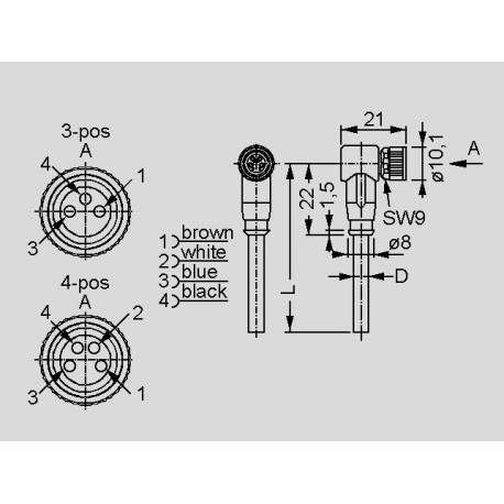 dimensions SAL-8-RKW_