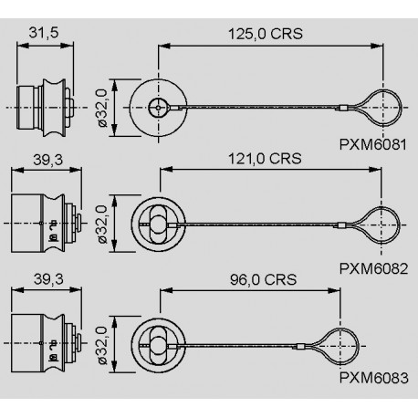 Abmessungen PXM608_