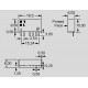 dimensions and terminal pin assignment DC9/DC 5V 400mA SIL SIM2-0905S-SIL7