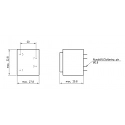 dimensions BV EI 305_