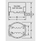 Abmessungen KDLT 3,9mH/1,3A CAF-1,3-3,9