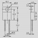 dimensions RTO 50 F 0,1 R RTO050FR1000JTE1