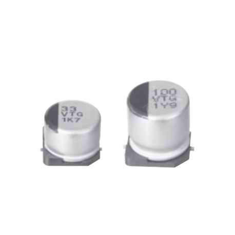 EEETG1H100P, Panasonic Elektrolyt-Kondensatoren, SMD, 125°C, Low ESR, TG Serie