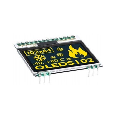 EAOLEDS102-6GGA, OLED, 102x64