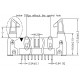 3310-50SGOCBLA01, Jin Ling multipole connectors, straight, pitch 2,54mm, with locking levers, 3310 series 3310-50SGOCBLA01