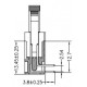 3310-50RGOCBLA01, Jin Ling multipole connectors, 90° angled, pitch 2,54mm, with locking levers, 3310 series 3310-50RGOCBLA01