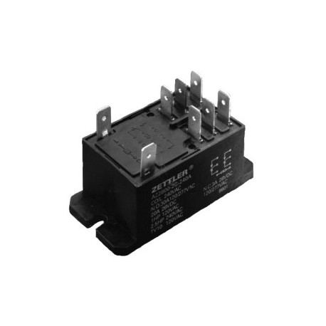 AZ2800-2A-240A5E, Zettler PCB relays, 40A, 2 changeover or 2 normally open contacts, AZ2800 and AZ2850 series