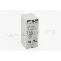 AZ764-1A-5D, Zettler PCB relays, 16A, 1 changeover or 1 normally open contact, AZ764 series