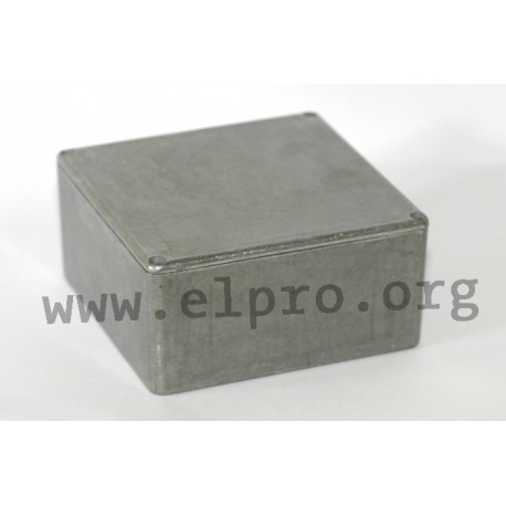 1590H, Hammond diecast aluminium enclosures, IP54/IP65, unpainted smooth surface or black coating, 1590 series