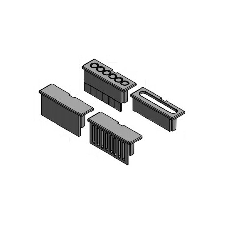 1597DINCOV1GY, Hammond DIN rail enclosures, 1597DIN series