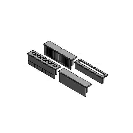 1597DINCOV11GY, Hammond DIN rail enclosures, 1597DIN series