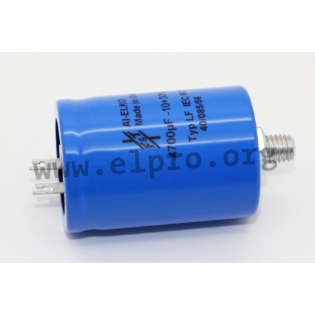 LFB47110025036, FTCAP electrolytic capacitors, radial, soldering lugs, clamping bolts, 85°C, LFB series