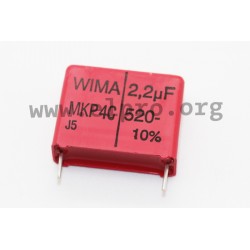 MKPCJ042205I00KSSD, Wima MKP capacitors, MKP 4C series