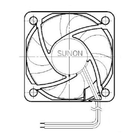 D05062330G-01, Sunon Lüfter, 50x50x10mm, 5V DC, MF Serie