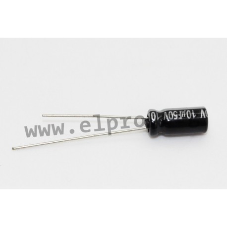 EEUEB1H3R3S, Panasonic electrolytic capacitors, radial, 105°C, EB series