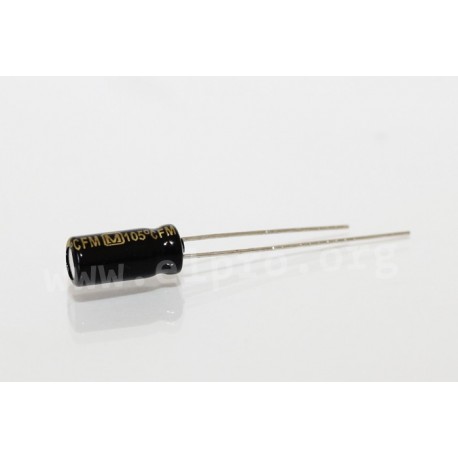 EEUFM1H681L, Panasonic electrolytic capacitors, radial, hybrid electrolytic, 105°C, FM series