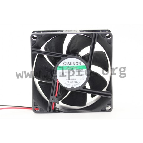 D08062780G-01, Sunon fans, 80x80x25mm, 12V DC, EE/EF/MF/HA/GF/PF series