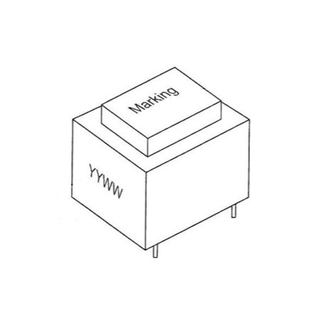 BV302S18010, Zettler PCB transformers, 1VA, EI 30