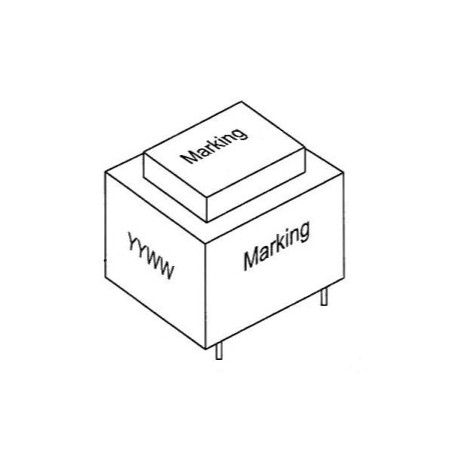 BV302S15023, Zettler Printtransformatoren, 2,3VA, EI 30