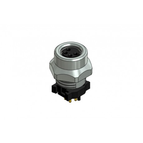 42-01309, Conec circular cable connectors, Snap-in, with screw locking, SAL M8x1 THR series