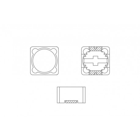 DSNS1207-681MZ, Acroparts SMD Power-Induktivitäten, geschirmt, 20%, DSNS1207 Serie