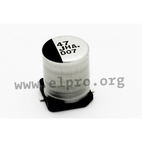 EEEHA1E4R7R, Panasonic electrolytic capacitors, SMD, 105°C, 1000h, HA series