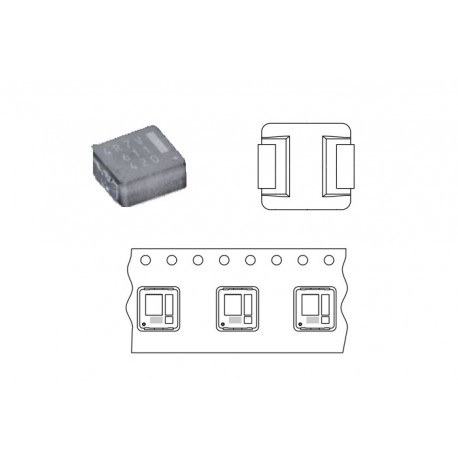 ETQP4M1R5KVK, Panasonic SMD-Leistungsdrosselspulen, für Automotive, 5,5x5x3mm bis 10,7x10x4mm, ETQP Serie