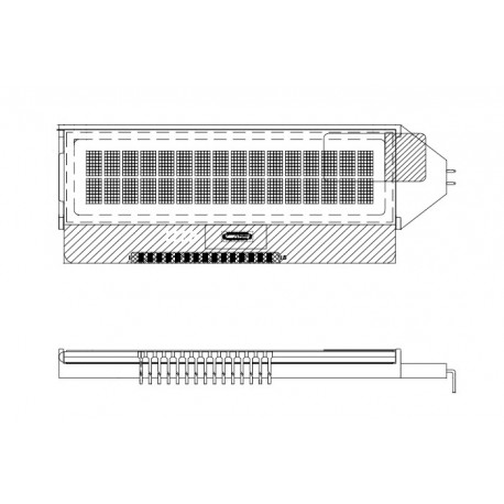 DEM16204FGH-PW, Display Elektronik FSTN LCD displays, 16x2