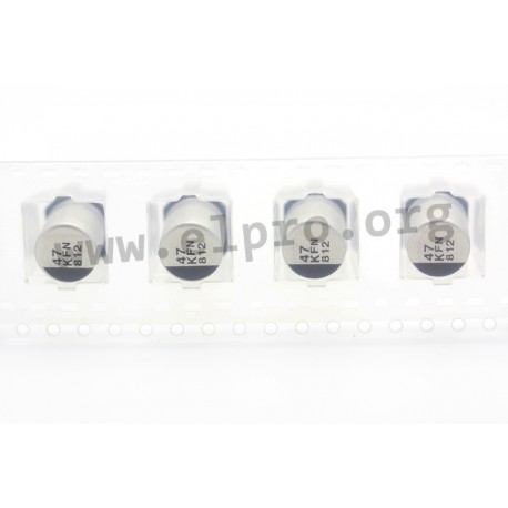 EEEFN1C100R, Panasonic Elektrolyt-Kondensatoren, SMD, 105°C, high ESR, FN Serie