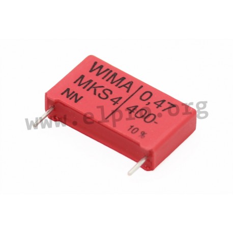 MKS 4 250 V 0,33 µF, Wima MKT-Kondensatoren, RM7,5 bis 37,5, MKS 4 Serie