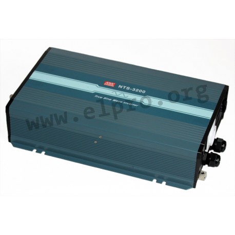 NTS-3200-224EU, Mean Well DC/AC converters, 3200W, pure sine wave, NTS-3200 series