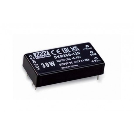 DKM30G-15N, Mean Well DC/DC converters, 30W, 2"x1", DKM30-N series