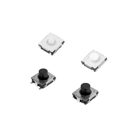 EVQQ2B02W, Panasonic Leiterplattentaster, SMD, 6,5x6mm, 0,5 bis 3,5N, EVQQ2/EVQP0/EVPBT Serie