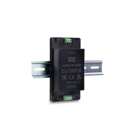 DDRH-30-12DR, Mean Well DC/DC converters, 30W, DIN rail housing, DDRH-30 series