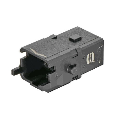 09100053006, HARTING connectors, crimp and screw connection, Han 1A series