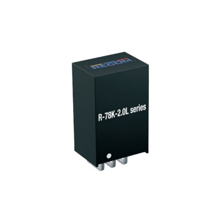 R-78K12-2.0L, Recom DC/DC switching regulators, 2A, SIL3 housing, R-78K-2.0L series