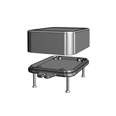 RL6105-F, Hammond general purpose enclosures, ABS, IP54, recessed top and bottom, RL series