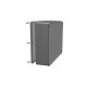 1590WFFBK, Hammond diecast aluminium enclosures, IP65, 1590W series 1590WFFBK